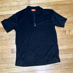 Terrycloth polo shirt